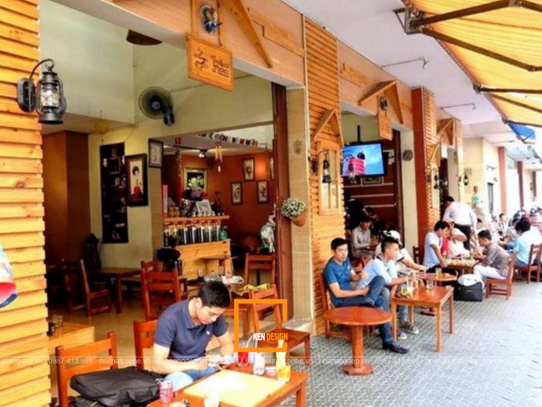 thiết kế quán cafe cóc